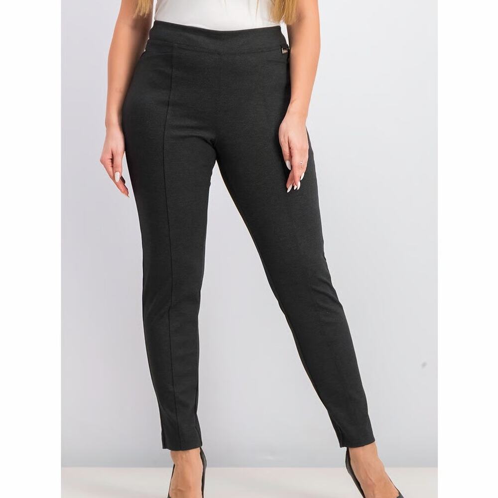 Calvin Klein XL Birdseye Compression Skinny Pants M7VKH258 Black Pull On